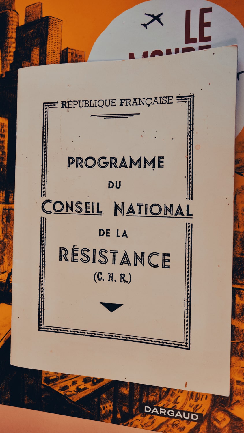 programme du conseil national de la résistance